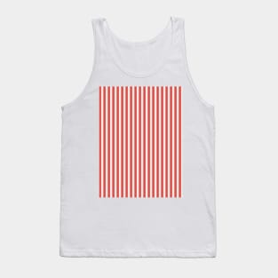 Thin vertical red stripes pattern Tank Top